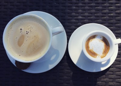 featured: flat white and doppio