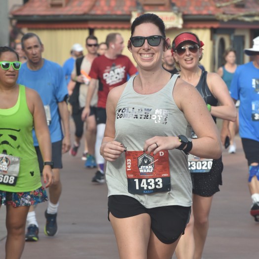 running through epcot