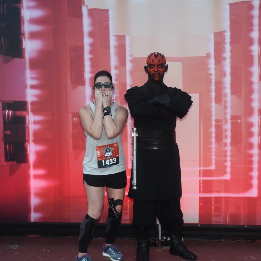 picture with darth maul on the race course